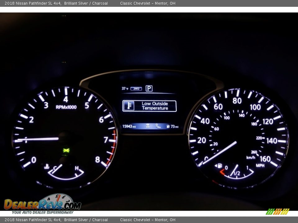 2018 Nissan Pathfinder SL 4x4 Gauges Photo #10