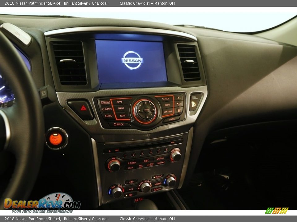 2018 Nissan Pathfinder SL 4x4 Brilliant Silver / Charcoal Photo #11