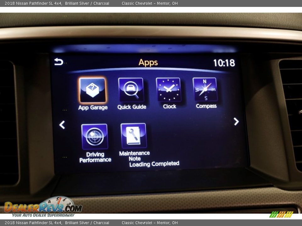 2018 Nissan Pathfinder SL 4x4 Brilliant Silver / Charcoal Photo #13