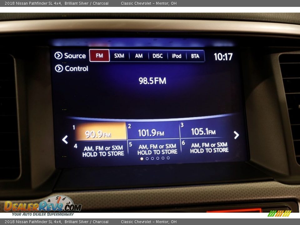 2018 Nissan Pathfinder SL 4x4 Brilliant Silver / Charcoal Photo #14