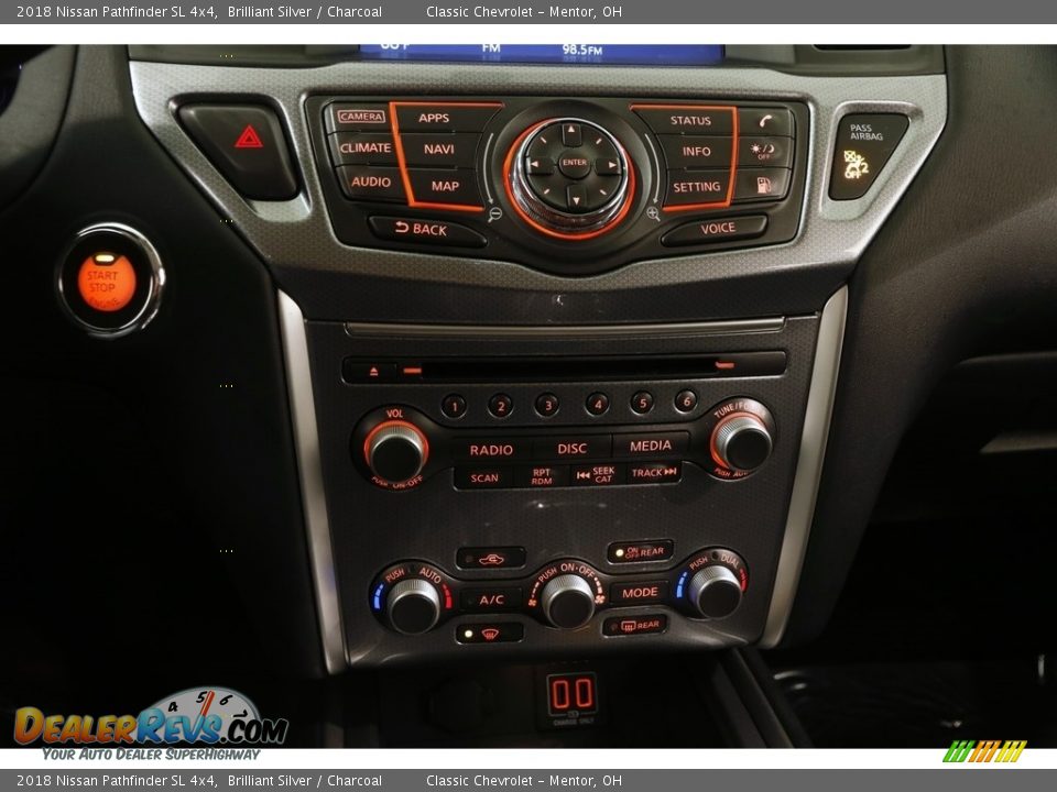 2018 Nissan Pathfinder SL 4x4 Brilliant Silver / Charcoal Photo #16