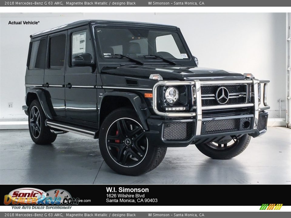 2018 Mercedes-Benz G 63 AMG Magnetite Black Metallic / designo Black Photo #1