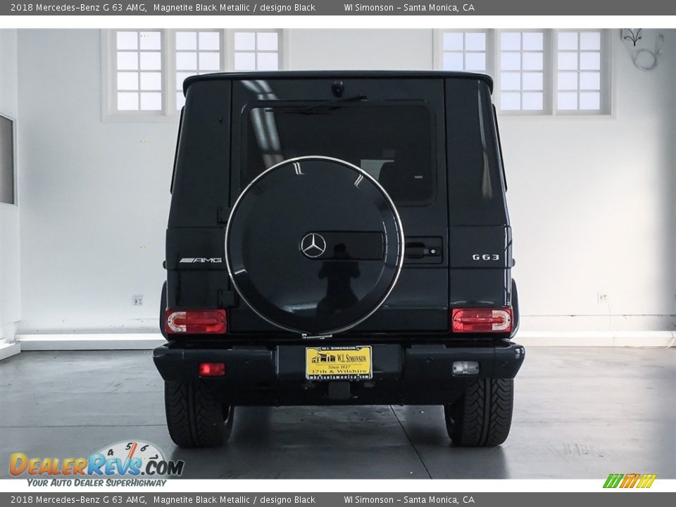 2018 Mercedes-Benz G 63 AMG Magnetite Black Metallic / designo Black Photo #3