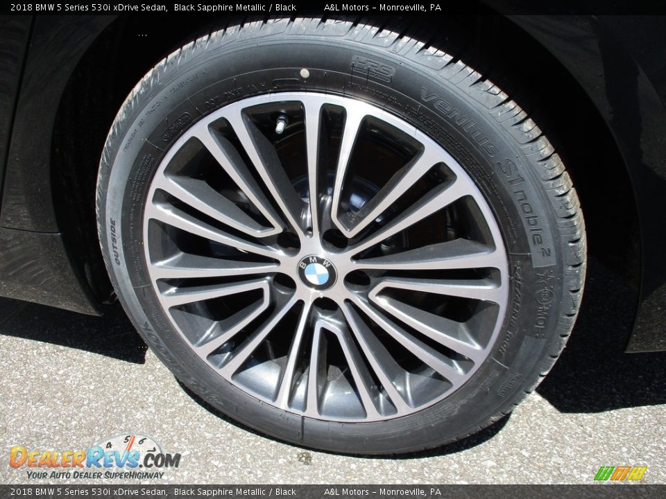 2018 BMW 5 Series 530i xDrive Sedan Black Sapphire Metallic / Black Photo #6