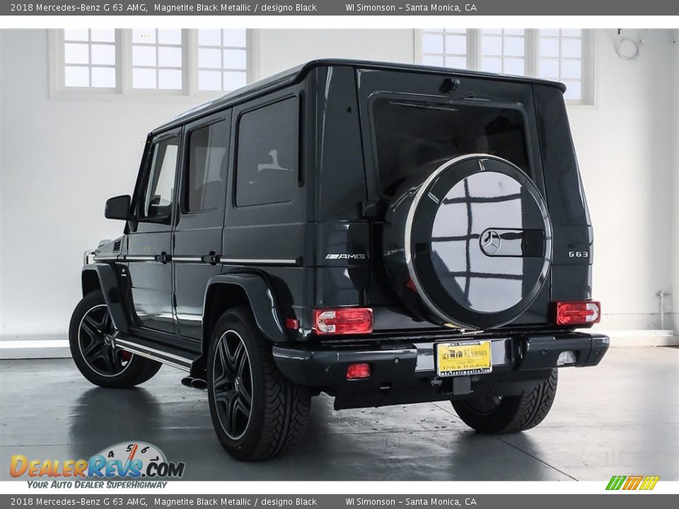 2018 Mercedes-Benz G 63 AMG Magnetite Black Metallic / designo Black Photo #10