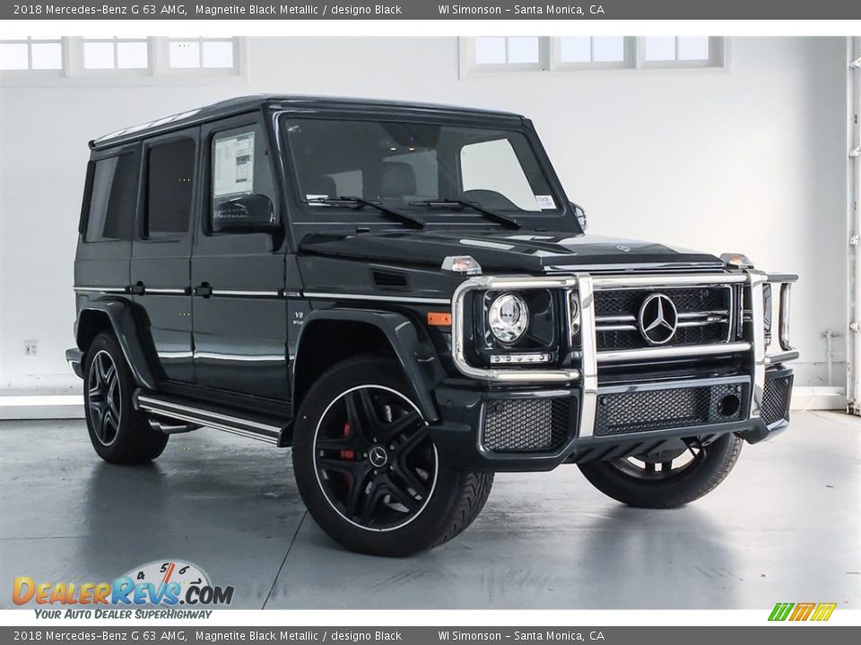 2018 Mercedes-Benz G 63 AMG Magnetite Black Metallic / designo Black Photo #12