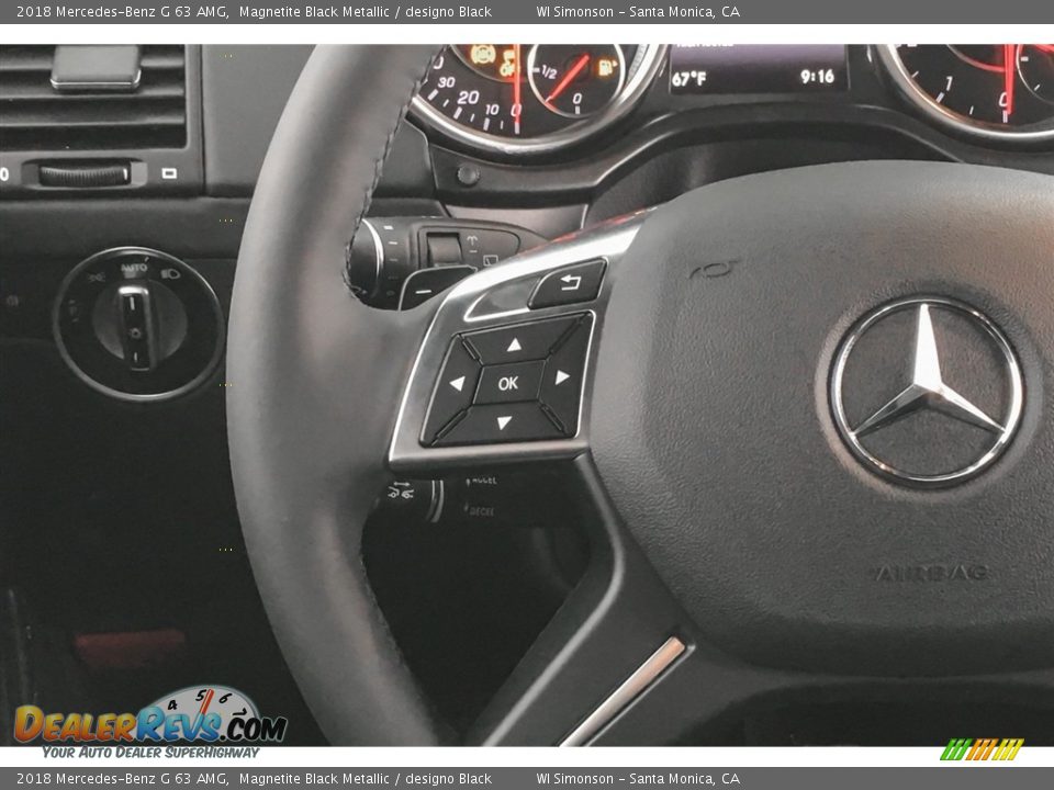 2018 Mercedes-Benz G 63 AMG Magnetite Black Metallic / designo Black Photo #18