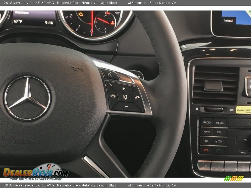 2018 Mercedes-Benz G 63 AMG Magnetite Black Metallic / designo Black Photo #19