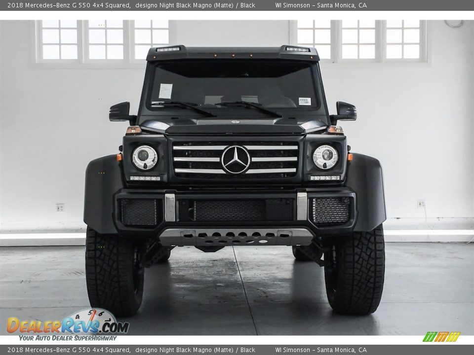 designo Night Black Magno (Matte) 2018 Mercedes-Benz G 550 4x4 Squared Photo #2