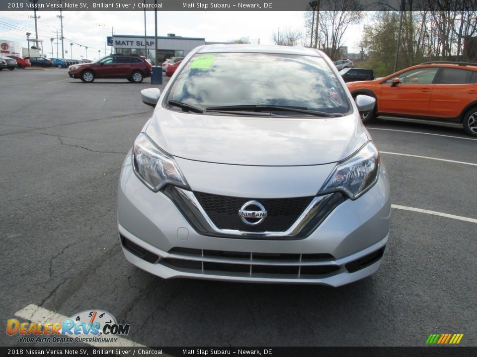 2018 Nissan Versa Note SV Brilliant Silver / Charcoal Photo #3