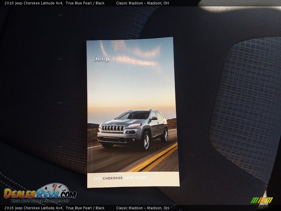 2016 Jeep Cherokee Latitude 4x4 True Blue Pearl / Black Photo #20