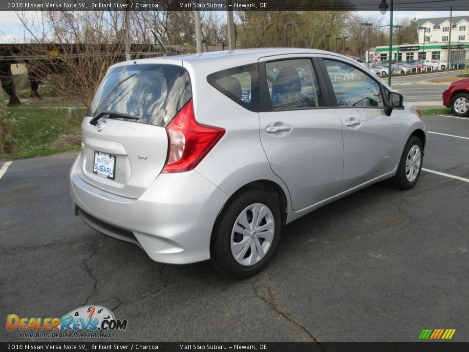 2018 Nissan Versa Note SV Brilliant Silver / Charcoal Photo #6