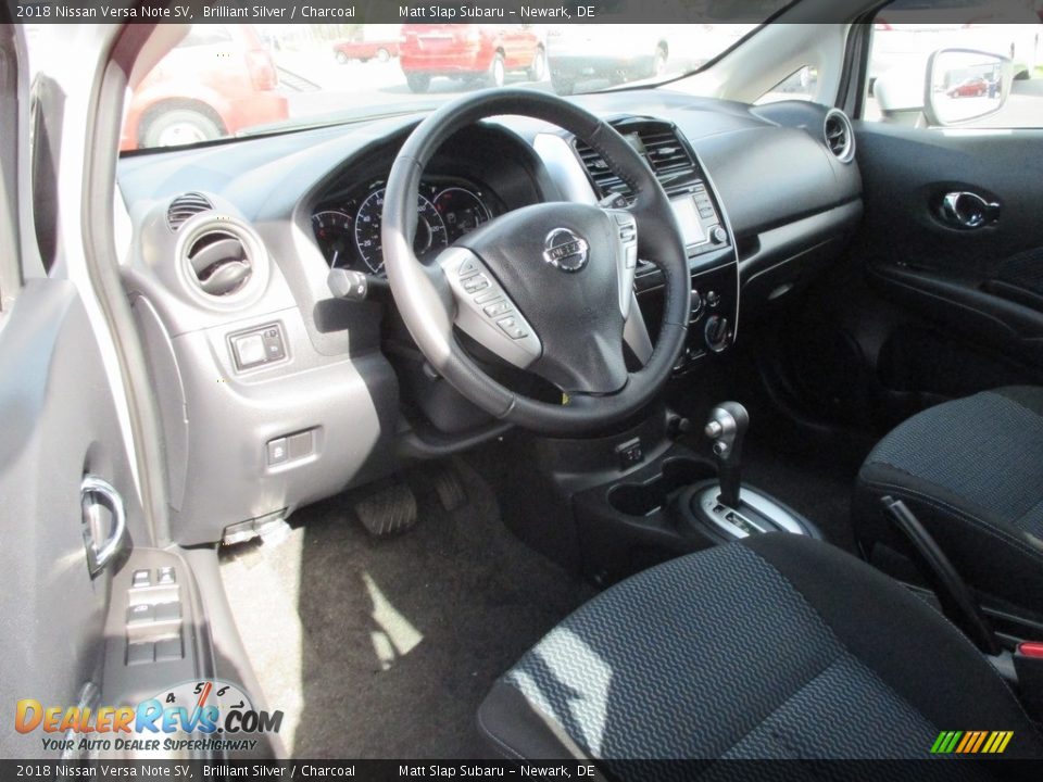 2018 Nissan Versa Note SV Brilliant Silver / Charcoal Photo #12