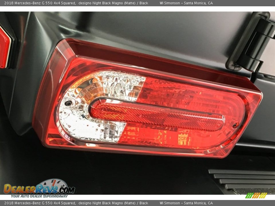 2018 Mercedes-Benz G 550 4x4 Squared designo Night Black Magno (Matte) / Black Photo #25