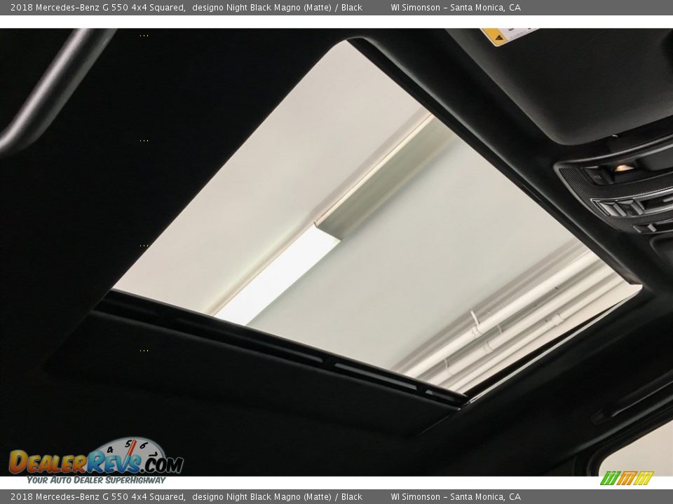 2018 Mercedes-Benz G 550 4x4 Squared designo Night Black Magno (Matte) / Black Photo #28