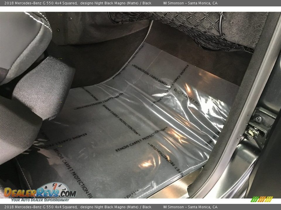 2018 Mercedes-Benz G 550 4x4 Squared designo Night Black Magno (Matte) / Black Photo #29