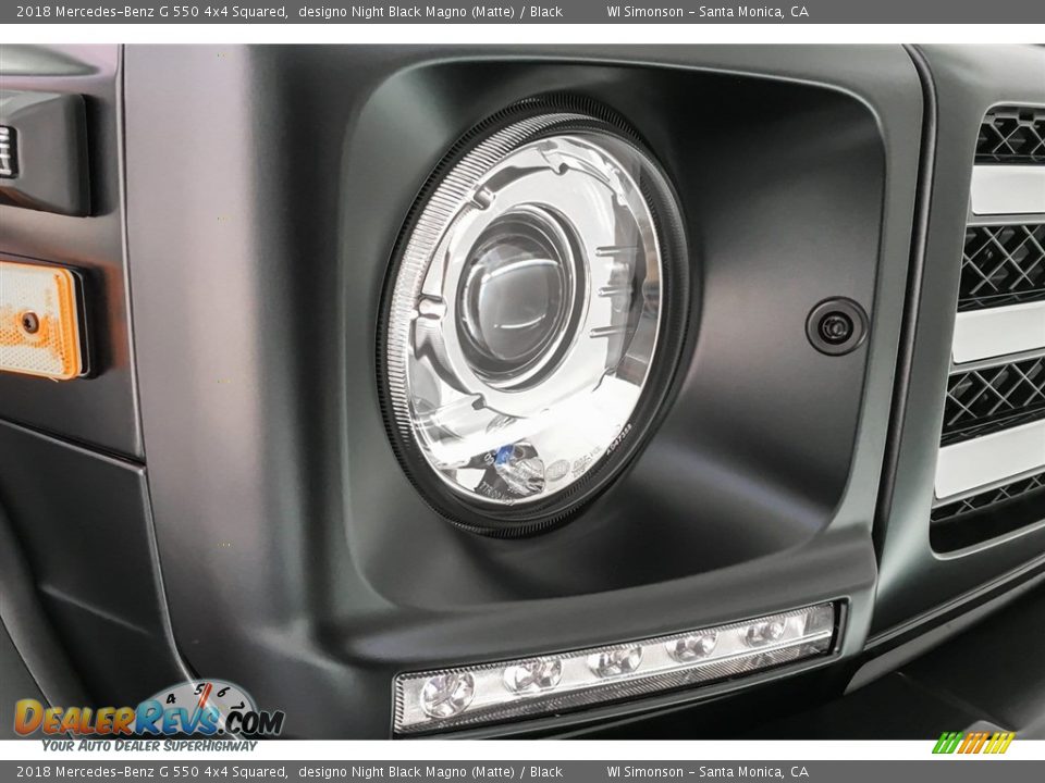 2018 Mercedes-Benz G 550 4x4 Squared designo Night Black Magno (Matte) / Black Photo #32