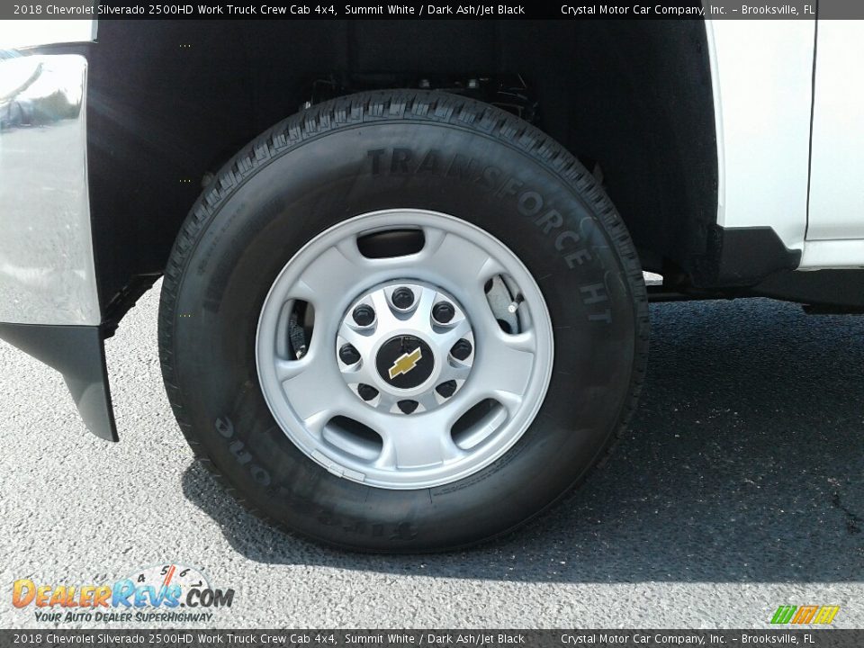 2018 Chevrolet Silverado 2500HD Work Truck Crew Cab 4x4 Summit White / Dark Ash/Jet Black Photo #20