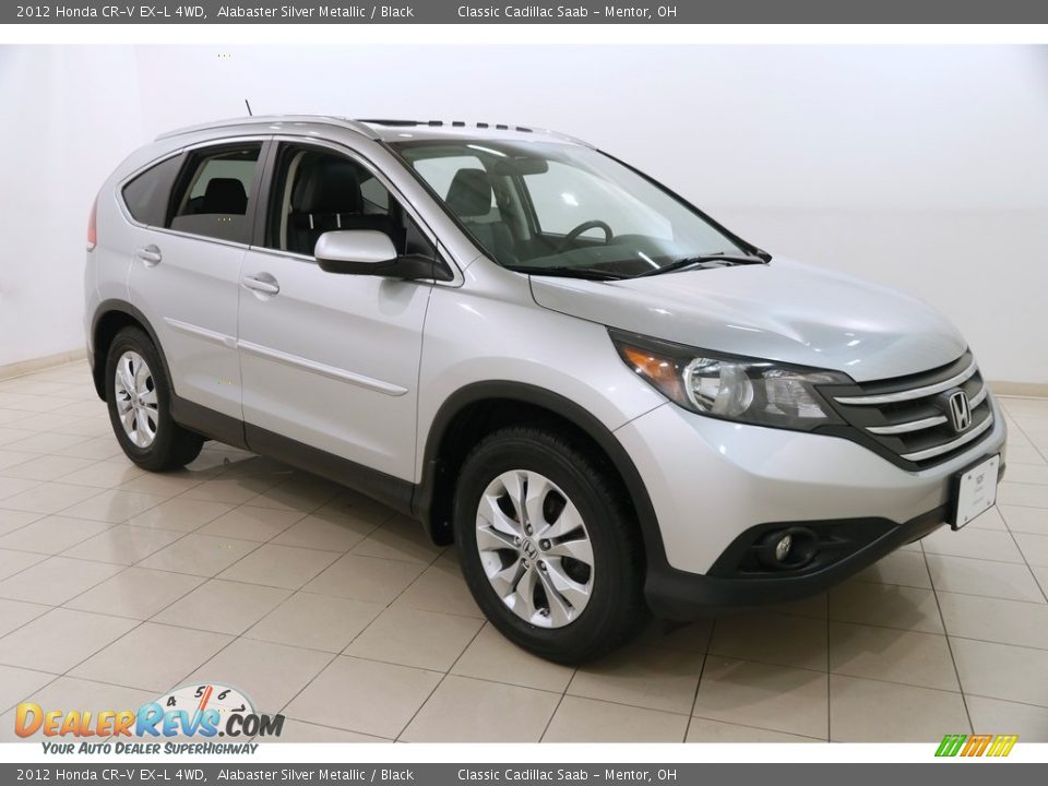 2012 Honda CR-V EX-L 4WD Alabaster Silver Metallic / Black Photo #1