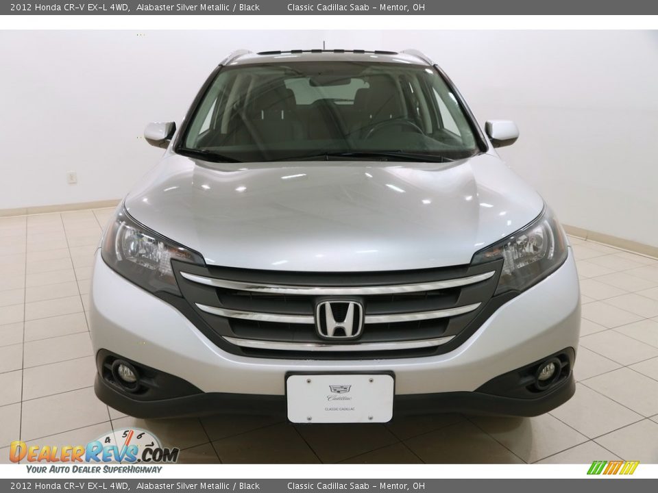 2012 Honda CR-V EX-L 4WD Alabaster Silver Metallic / Black Photo #2