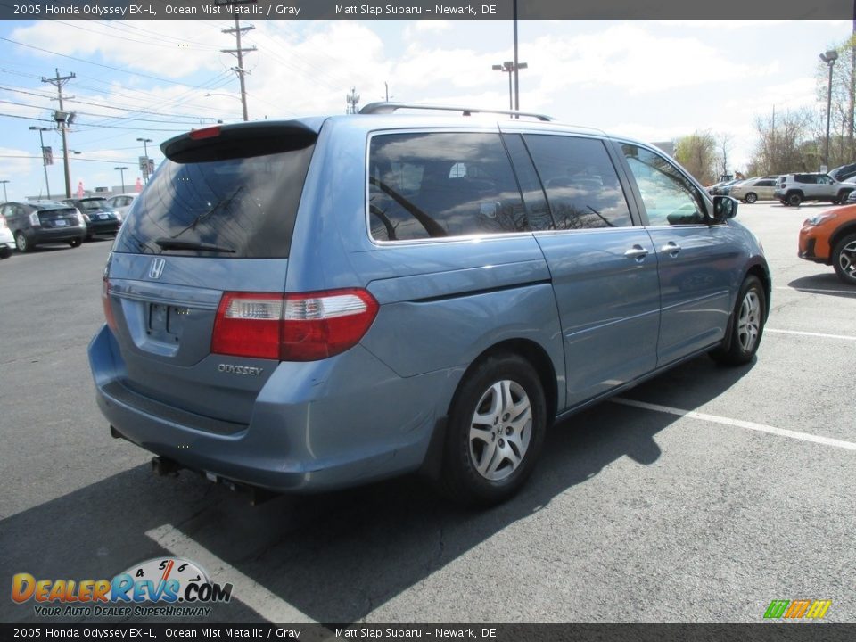 2005 Honda Odyssey EX-L Ocean Mist Metallic / Gray Photo #6