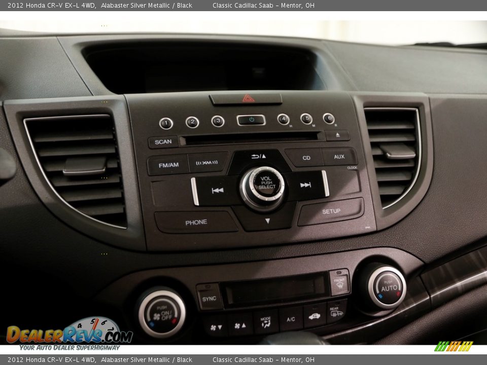 2012 Honda CR-V EX-L 4WD Alabaster Silver Metallic / Black Photo #9