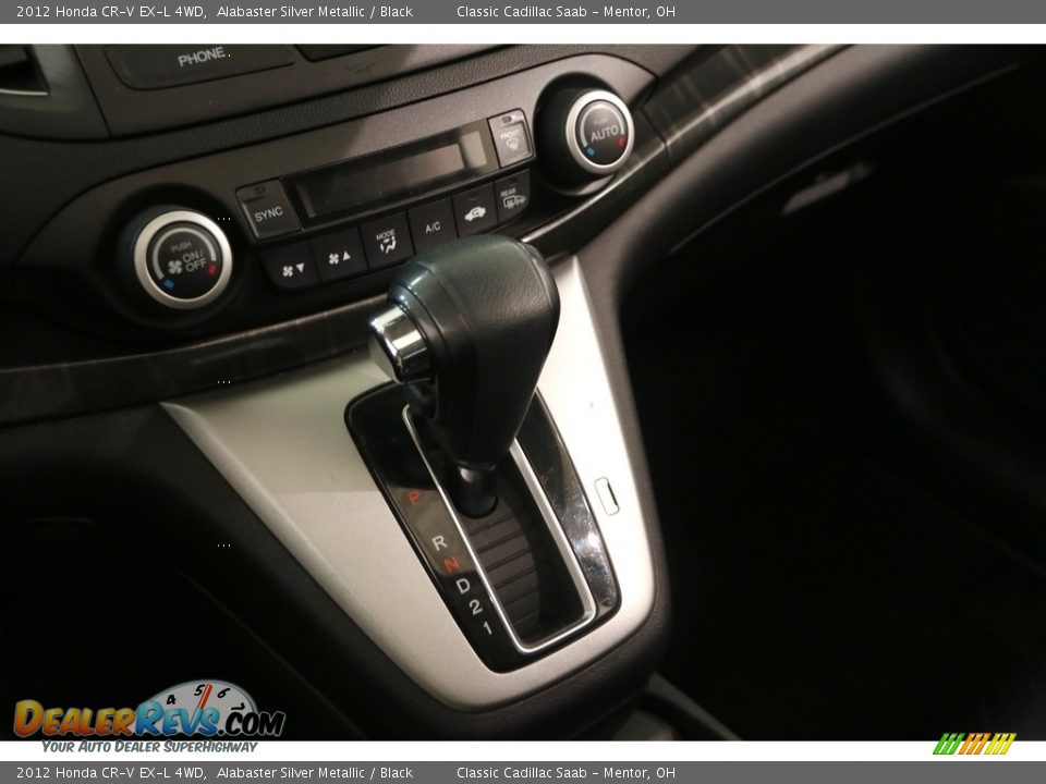 2012 Honda CR-V EX-L 4WD Alabaster Silver Metallic / Black Photo #13