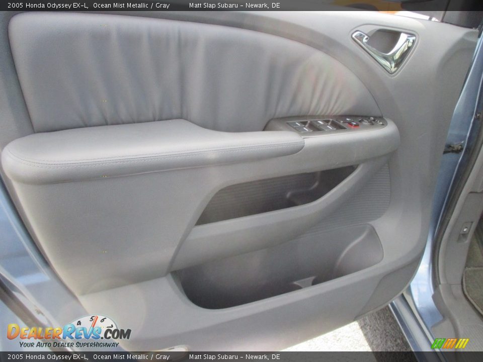 2005 Honda Odyssey EX-L Ocean Mist Metallic / Gray Photo #14