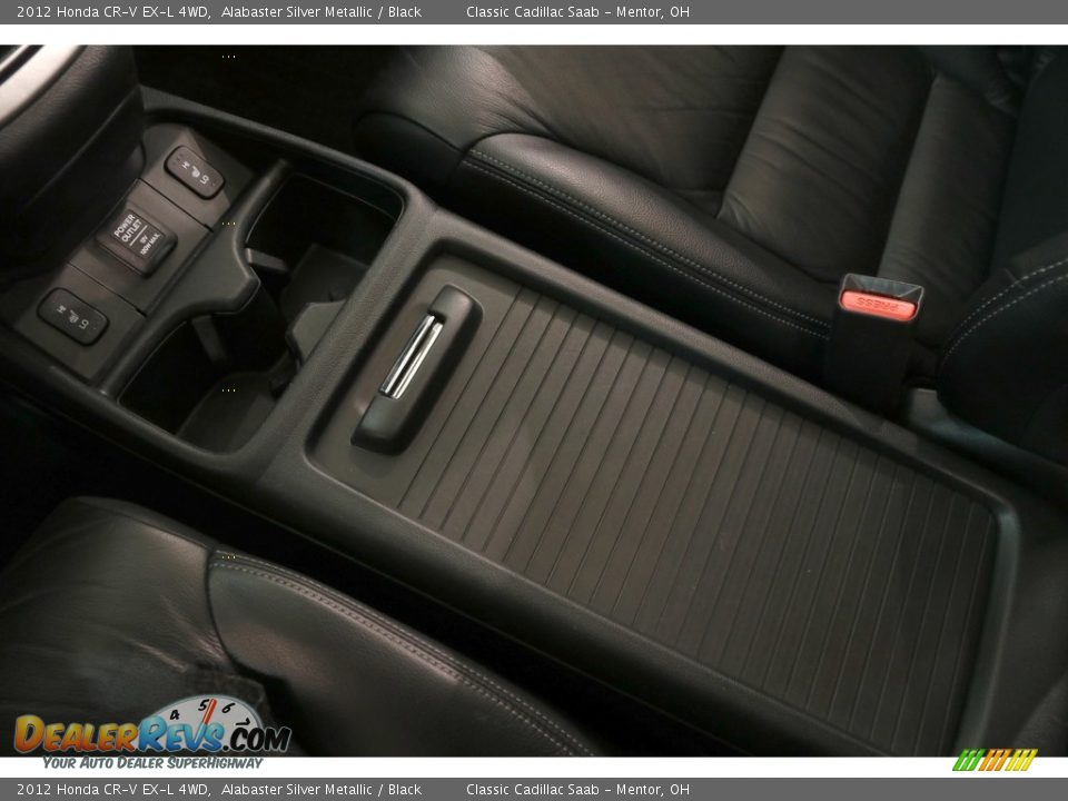 2012 Honda CR-V EX-L 4WD Alabaster Silver Metallic / Black Photo #14