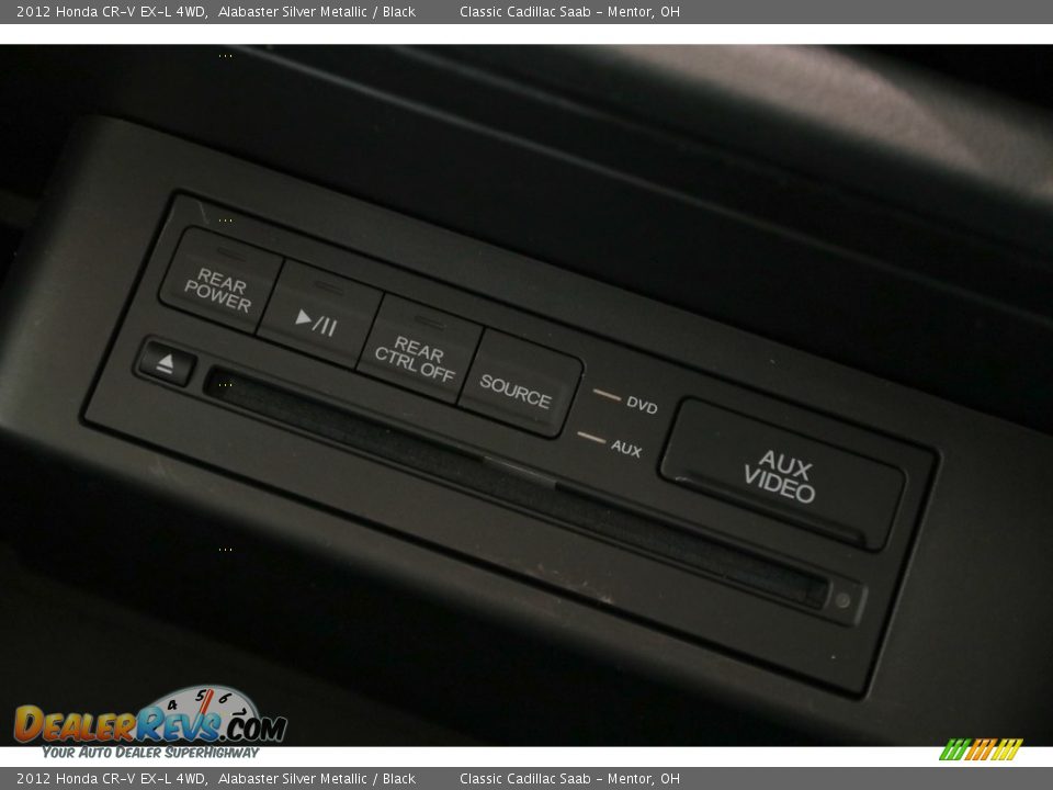 2012 Honda CR-V EX-L 4WD Alabaster Silver Metallic / Black Photo #18