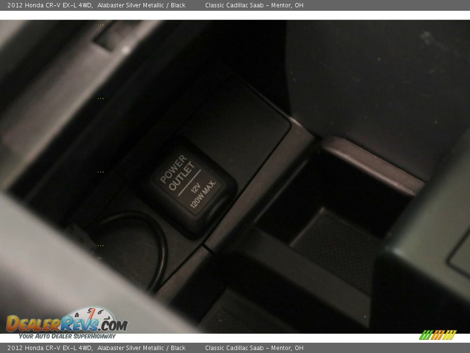 2012 Honda CR-V EX-L 4WD Alabaster Silver Metallic / Black Photo #19