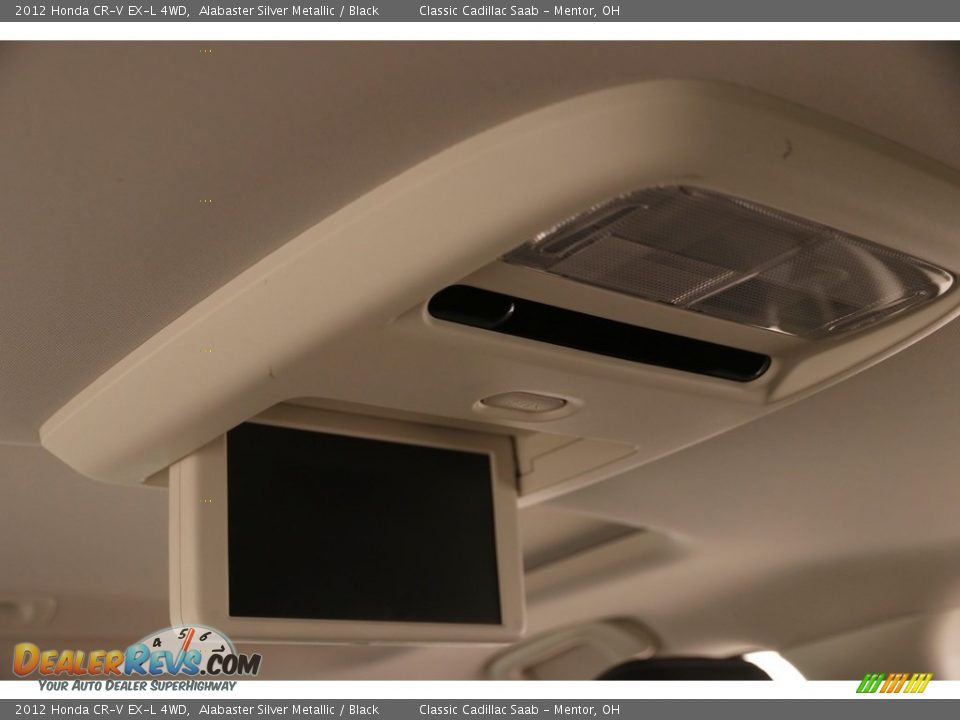 2012 Honda CR-V EX-L 4WD Alabaster Silver Metallic / Black Photo #24