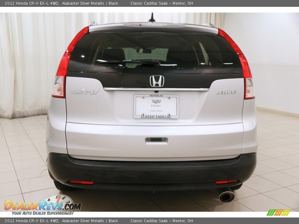 2012 Honda CR-V EX-L 4WD Alabaster Silver Metallic / Black Photo #26