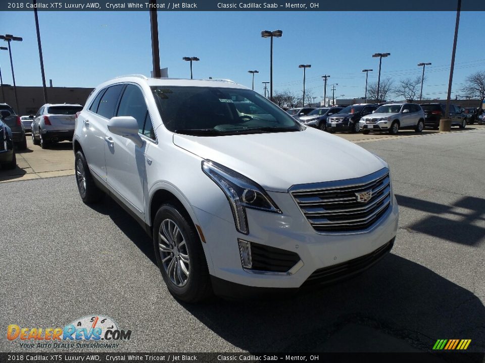 2018 Cadillac XT5 Luxury AWD Crystal White Tricoat / Jet Black Photo #1