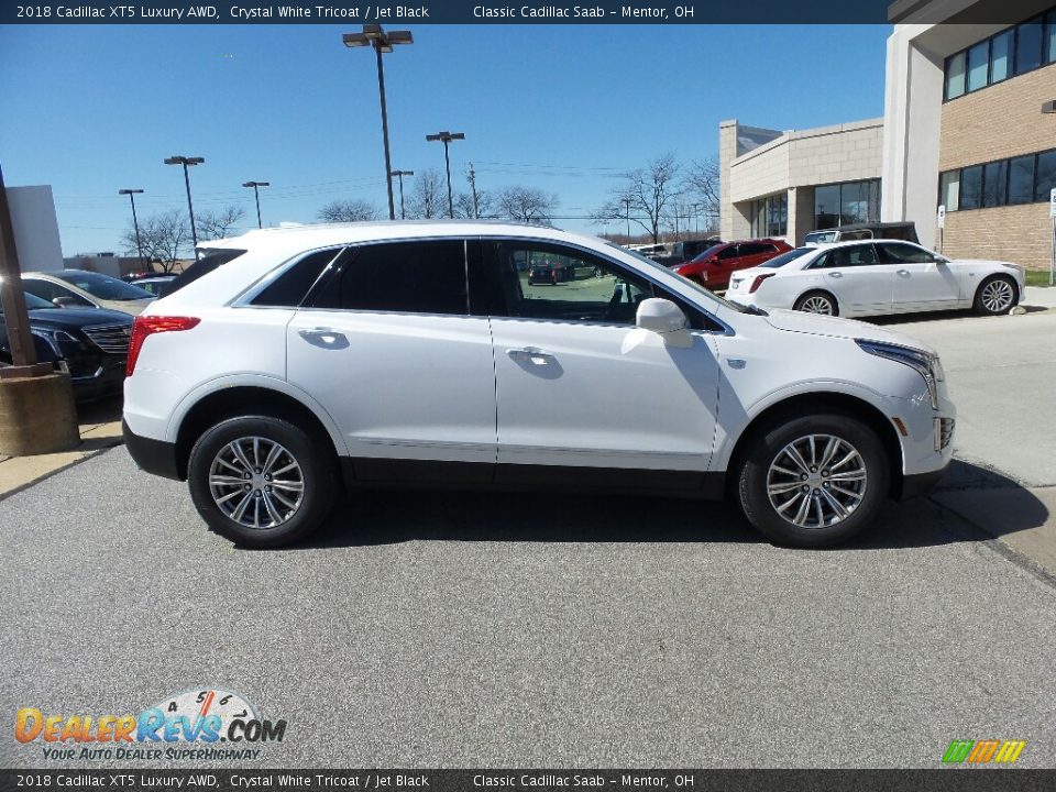 2018 Cadillac XT5 Luxury AWD Crystal White Tricoat / Jet Black Photo #2