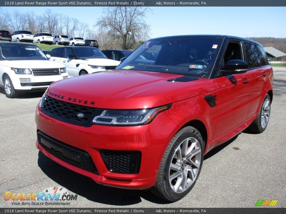 Front 3/4 View of 2018 Land Rover Range Rover Sport HSE Dynamic Photo #12
