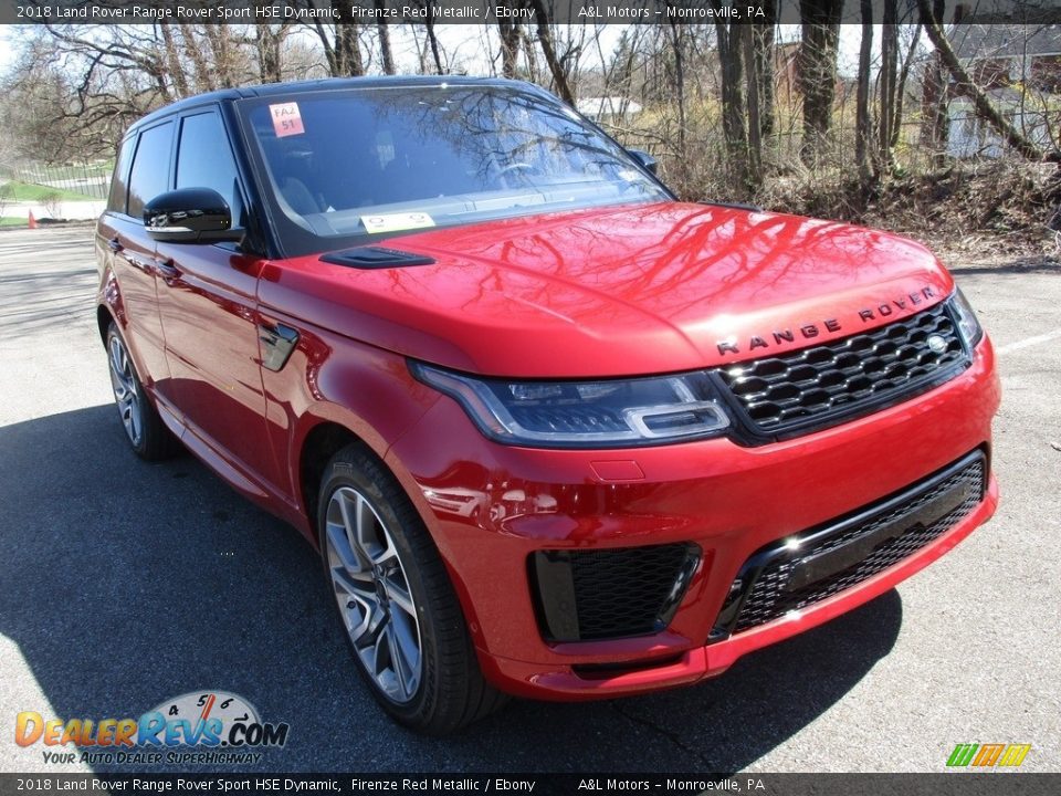 2018 Land Rover Range Rover Sport HSE Dynamic Firenze Red Metallic / Ebony Photo #13