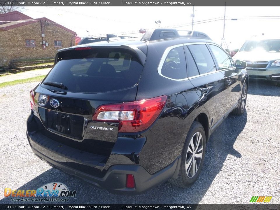 2018 Subaru Outback 2.5i Limited Crystal Black Silica / Black Photo #4