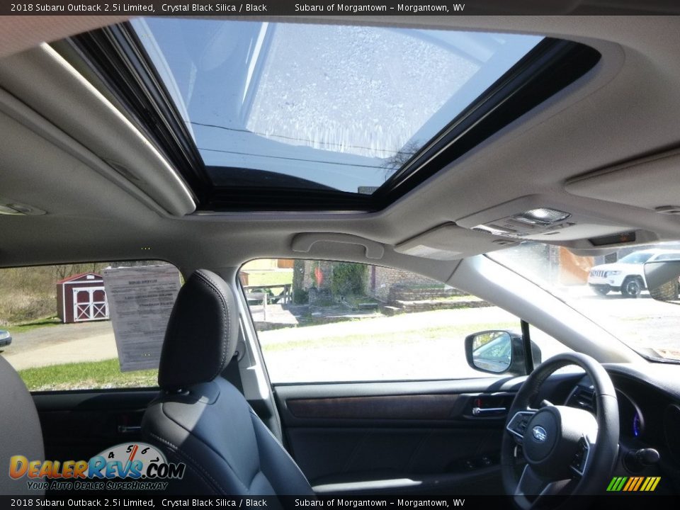 2018 Subaru Outback 2.5i Limited Crystal Black Silica / Black Photo #12