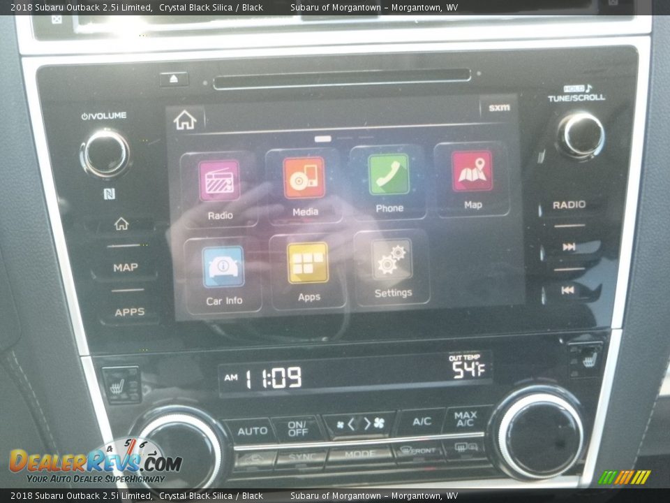 2018 Subaru Outback 2.5i Limited Crystal Black Silica / Black Photo #17