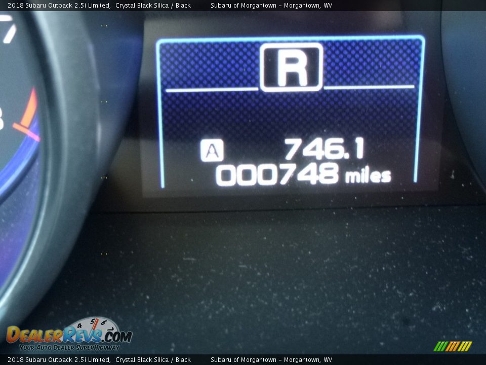 2018 Subaru Outback 2.5i Limited Crystal Black Silica / Black Photo #20