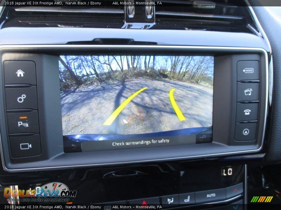 2018 Jaguar XE 30t Prestige AWD Narvik Black / Ebony Photo #18