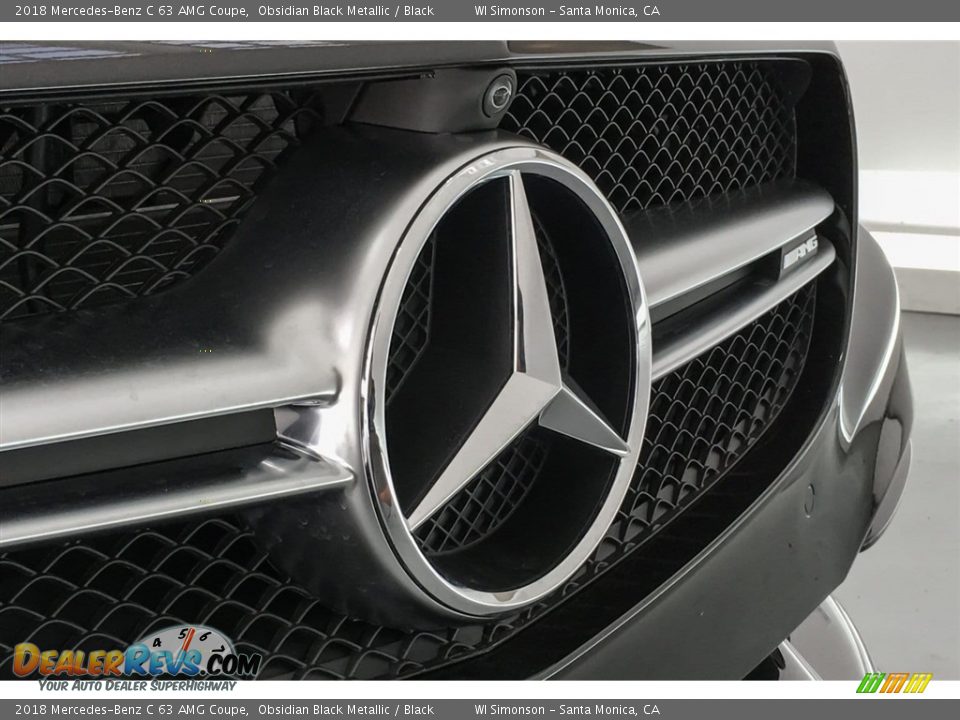 2018 Mercedes-Benz C 63 AMG Coupe Obsidian Black Metallic / Black Photo #33