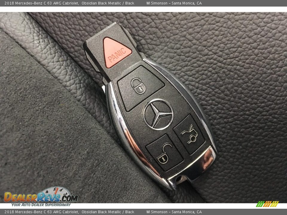 2018 Mercedes-Benz C 63 AMG Cabriolet Obsidian Black Metallic / Black Photo #11