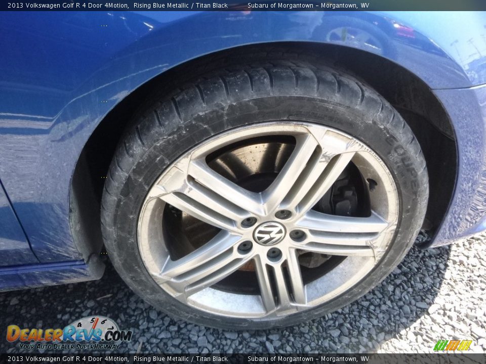 2013 Volkswagen Golf R 4 Door 4Motion Rising Blue Metallic / Titan Black Photo #2