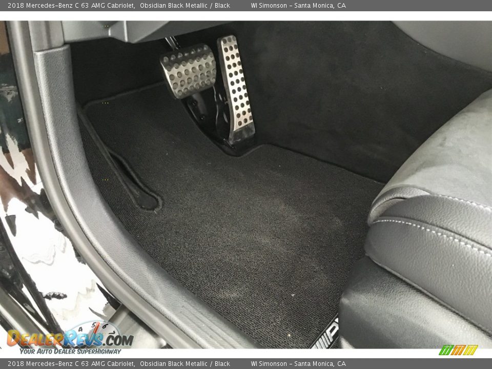 2018 Mercedes-Benz C 63 AMG Cabriolet Obsidian Black Metallic / Black Photo #22
