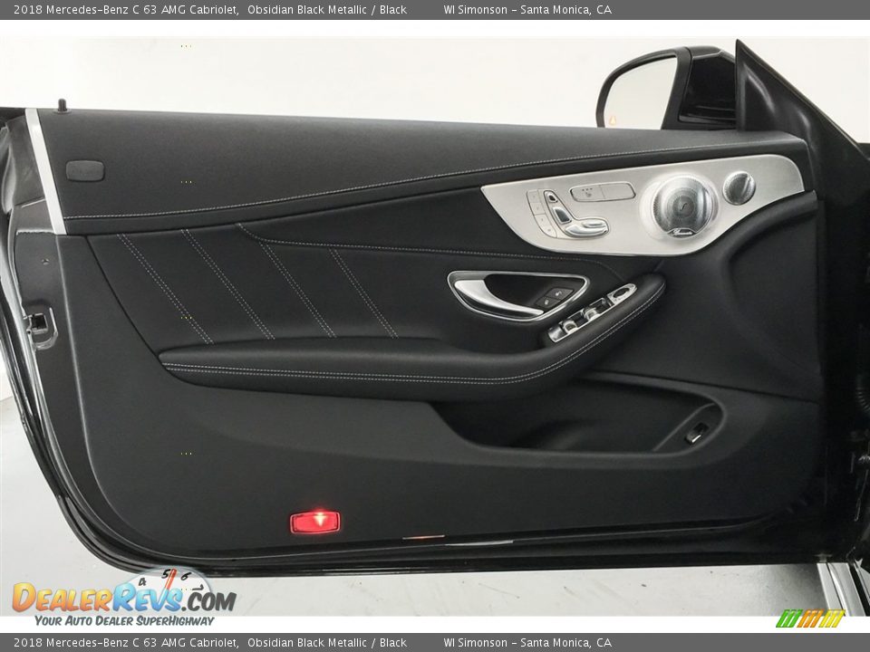 2018 Mercedes-Benz C 63 AMG Cabriolet Obsidian Black Metallic / Black Photo #24