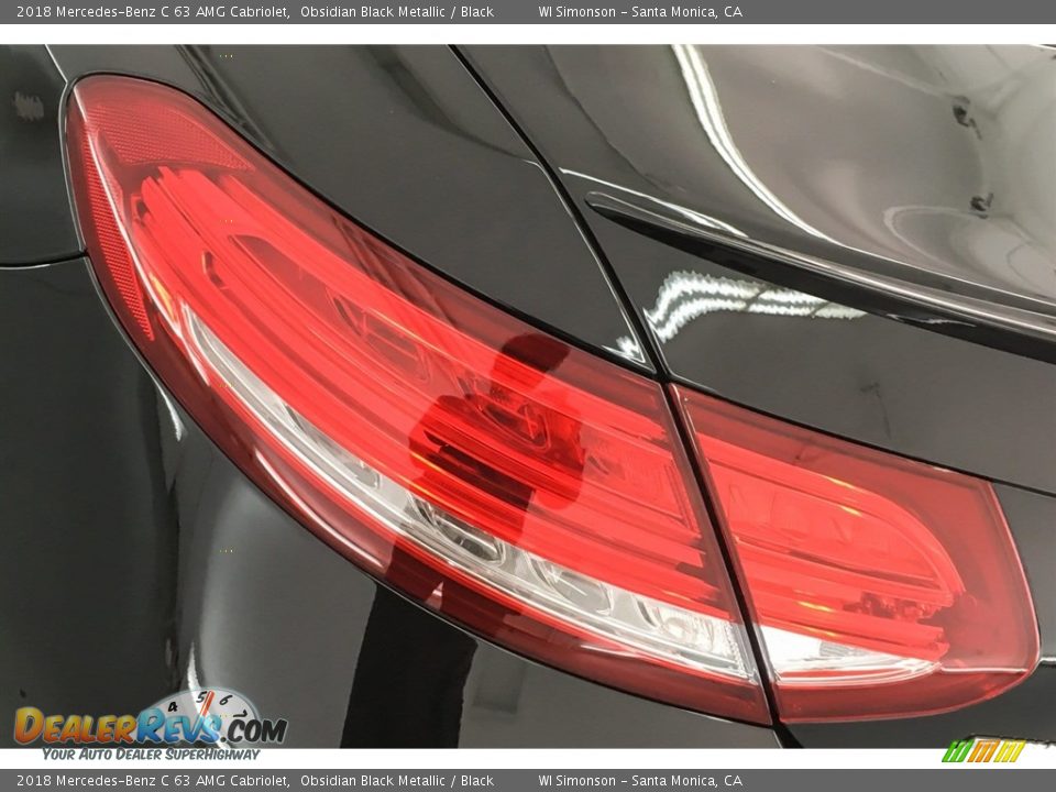 2018 Mercedes-Benz C 63 AMG Cabriolet Obsidian Black Metallic / Black Photo #25
