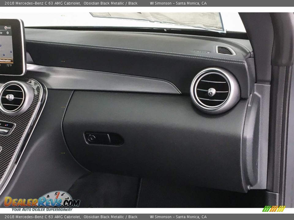2018 Mercedes-Benz C 63 AMG Cabriolet Obsidian Black Metallic / Black Photo #27