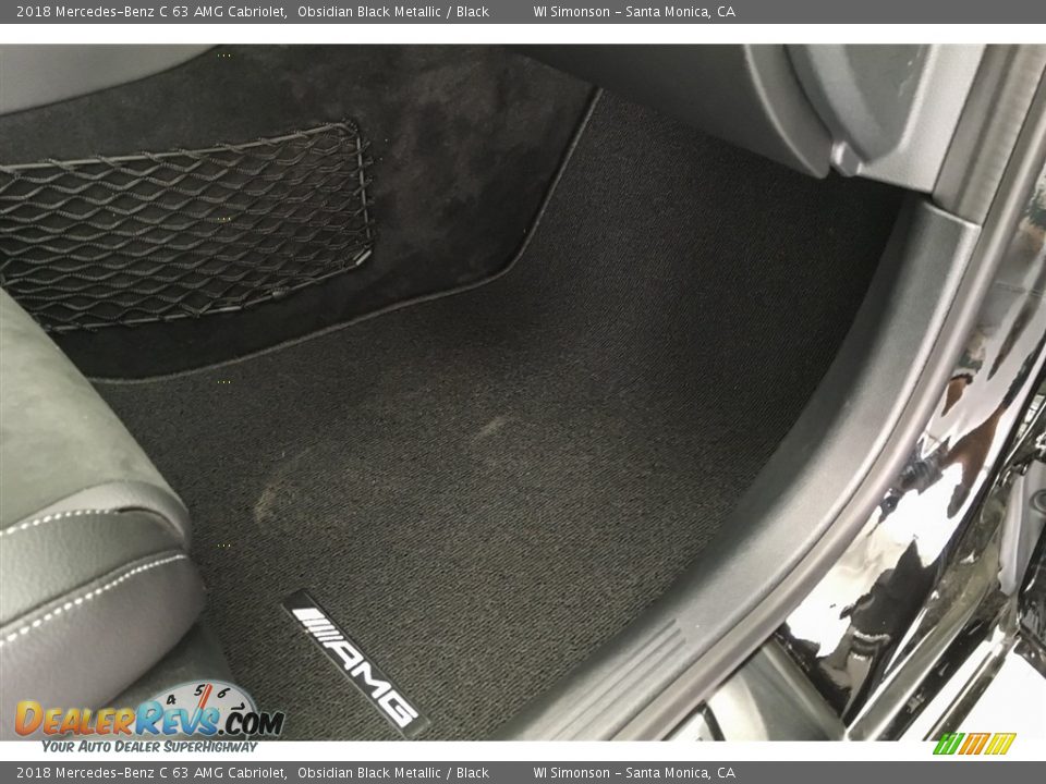 2018 Mercedes-Benz C 63 AMG Cabriolet Obsidian Black Metallic / Black Photo #29